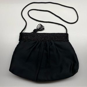 Vintage Black Evening Shoulder Bag